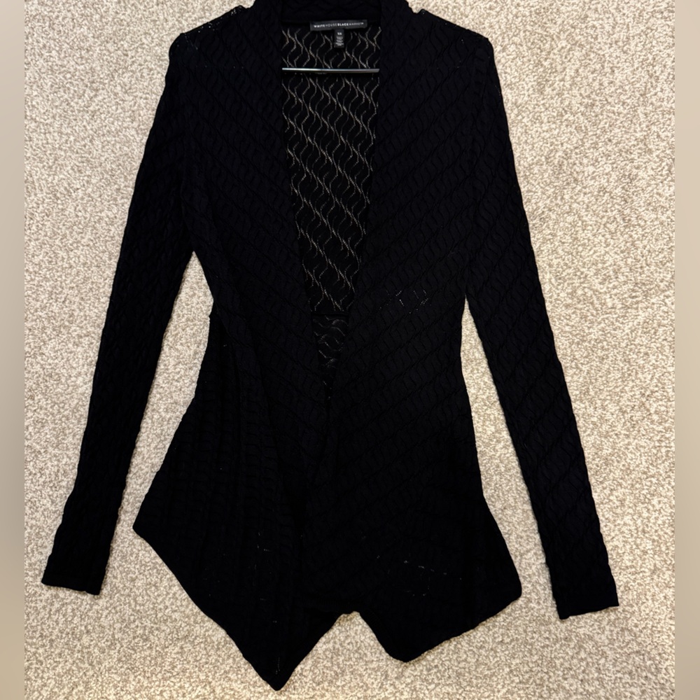 Sheer long sleeve open cardigan from WHBM - Picture 6 of 6